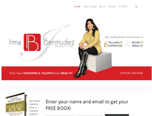 Tablet Screenshot of irmabermudez.com
